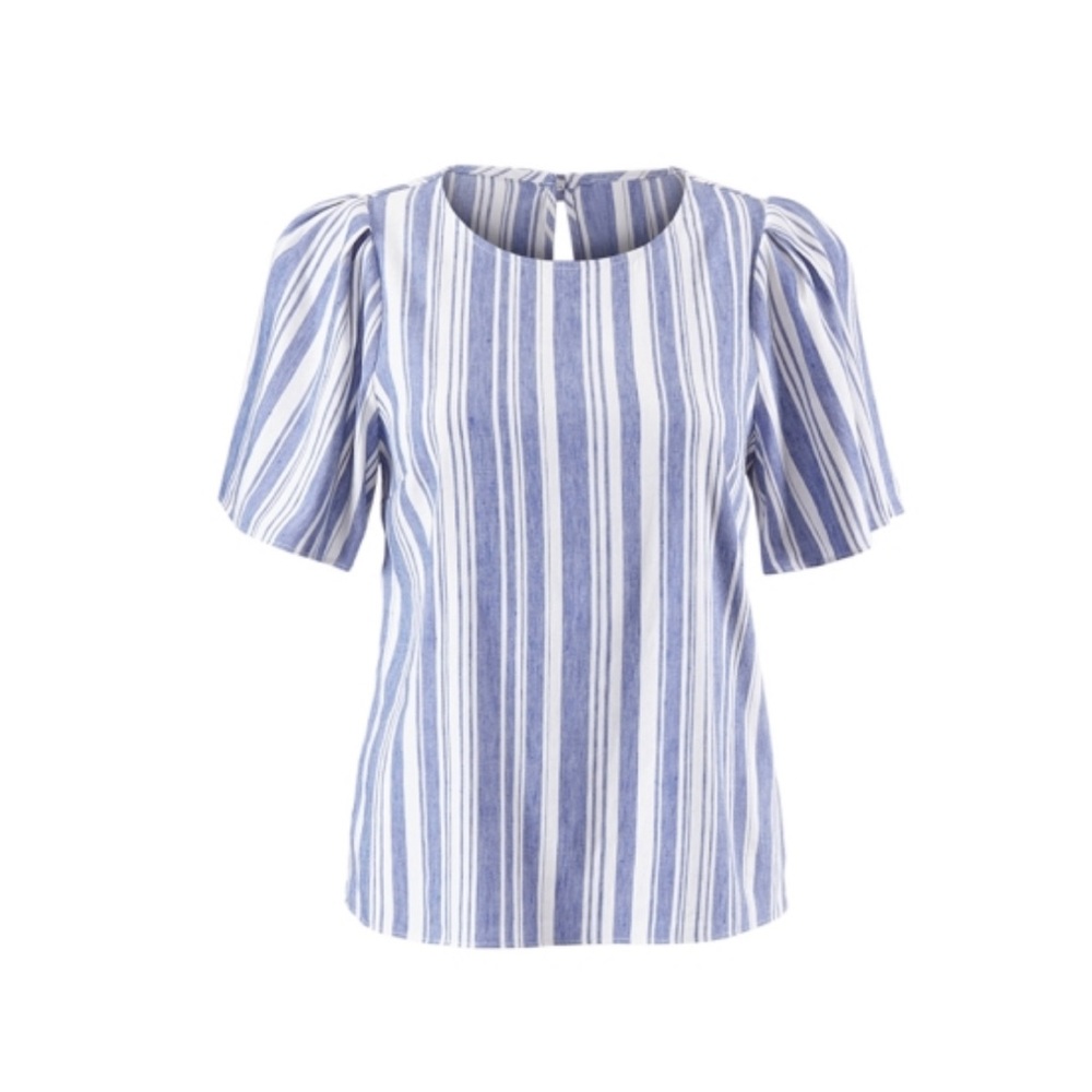 Cabi Wing Linen Top